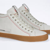 ORIGINAL LC17 | Vintage Leather White -  High Top -  Men