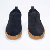 SLIP ON | Navy - Low Top - Men