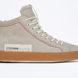ORIGINAL LC17 FUR | Beige Suede - High Top - Women