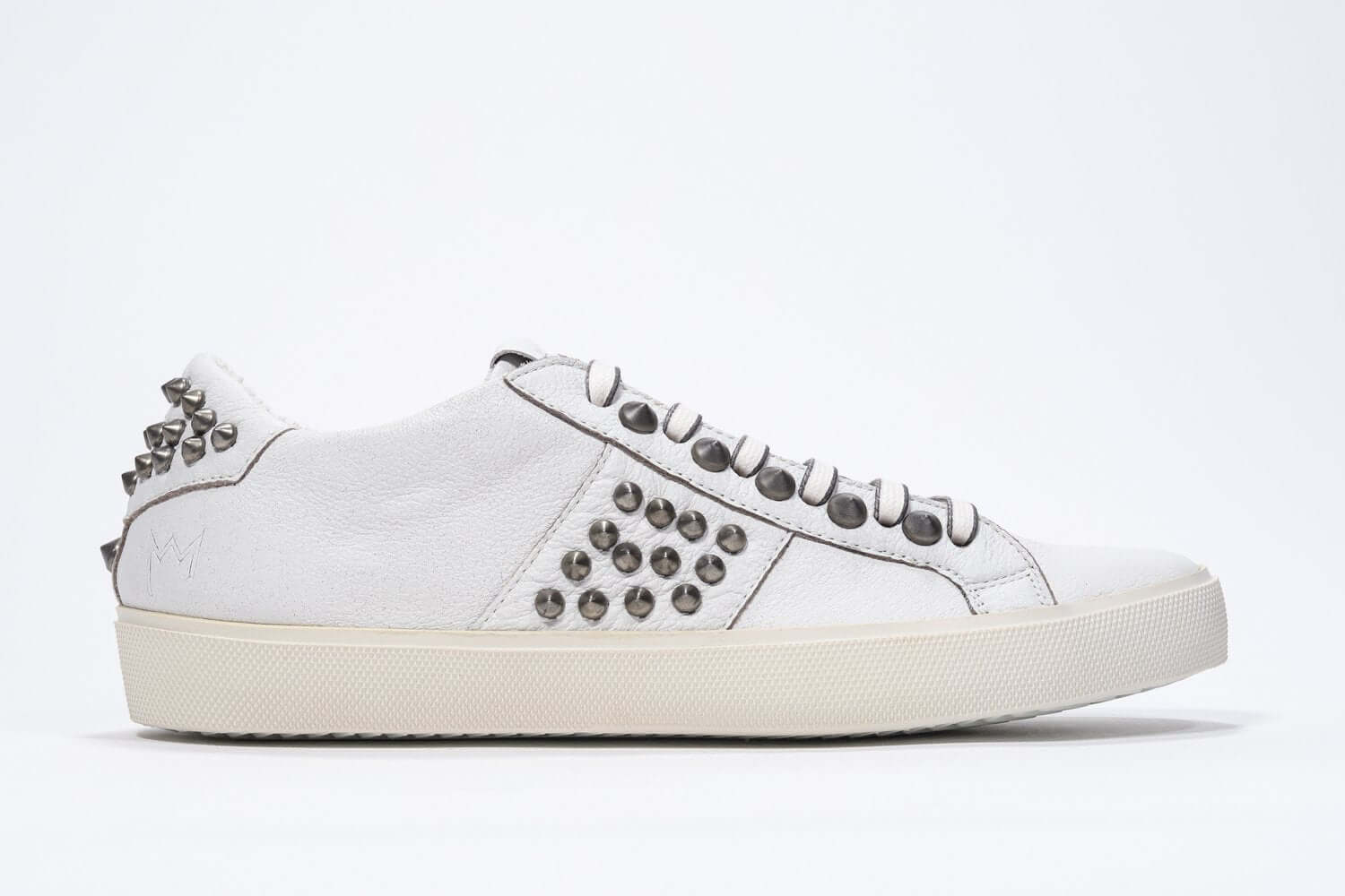Leather Crown STUDLIGHT | Bianco - BASSE - Uomo
